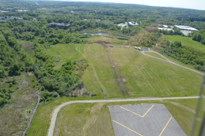 Photo 2 – Aerial Photograph 2 – Accident Site Overview 1 (Courtesy of Mass State Police)