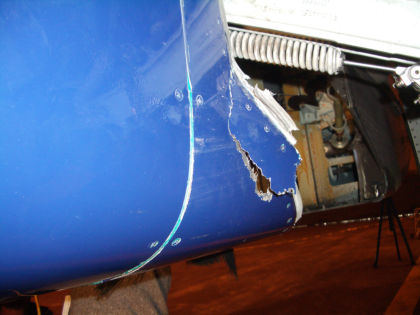 Photo 2. Left Side of Belly Fairing