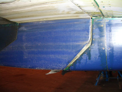 Photo 8. Landing Gear Door on the Right Side of Aircraft