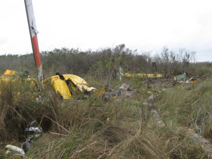 Photo 9. View of the top looking back to tailboom.