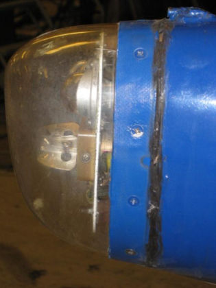 Figure 4 Exemplar tail fairing lights with cover