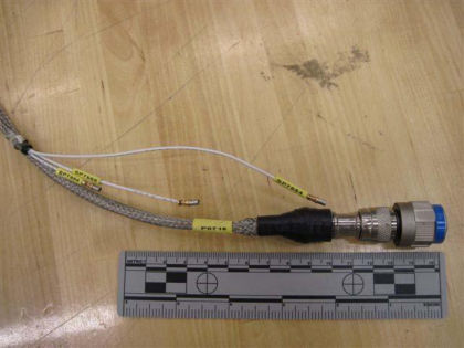 Figure 16 End of replacement wire harness