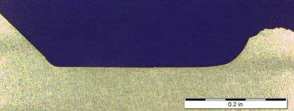 Figure 8. A sectional view between, and in the direction indicated by the yellow arrows in Figure 7.
